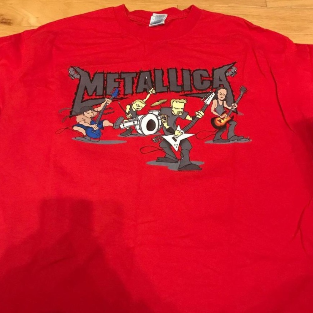 2004 Metallica world tour tee